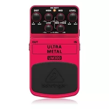 Pedal De Efecto Behringer Ultra Metal Um300 Rosa