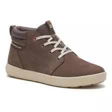 Botin Cuero Hombre Proxy Mid Chocolate Cat