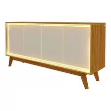 Mueble Aparador Buffet Requinte Alo 4 Puertas + 5 Estantes 