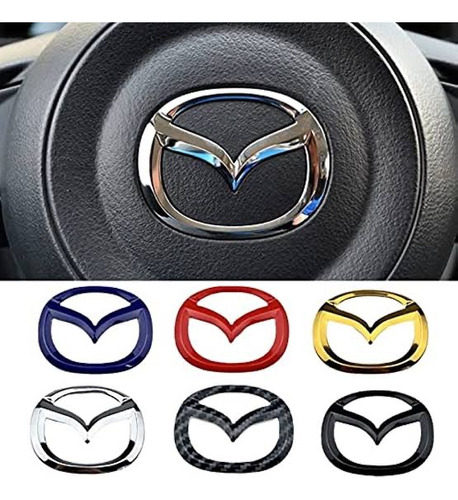 Emblema Volante Mazda 2 3 6 Cx3 Cx5 2012 2023 Varios Colores Foto 2