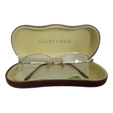 Lentes Montura Oftalmica Heritage Con Estuche Paño Microfibr