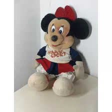 Boneca Antiga De Pelúcia Minnie Mouse 30cm Ver Descrição 