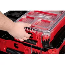 Caja Organizador Herramientas Packout Milwaukee 4822-8435 Color Rojo