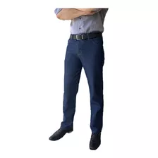 Calça Masculina Jeans Azul Original Reforçada Trabalho 