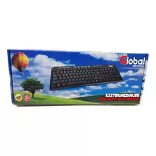 Teclado Global Multimedia K227 Con Cable Usb Español Qwerty