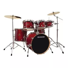 Batería Ludwig Element Birch 6 Cascos Con Set De Fierros Wr