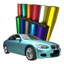 Vinil Wrap Automotriz Colores Cromo Mate Autoelite 1x1.52m