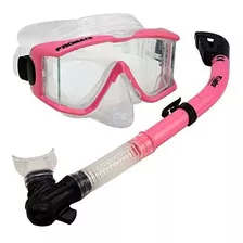 Snorkel Bucear Seco Snorkel Purga Edgless Mask Gear Set, Pin