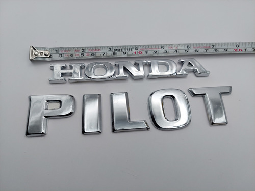 Emblemas Cajuela Honda Pilot Cromados Del 2009 Al 2015 Foto 4