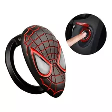 Cubierta De Boton De Encendido Spiderman Negro 