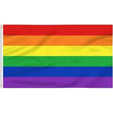 Bandera Gay Pride Lgbt Homo 1.5m X 90cm Resistente Lavable