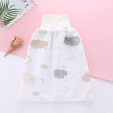 Confortável Childrens Diaper Saia Shorts 2 Em 1 Impermeáve