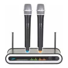 Microfono Inalámbrico Uhf Doble Mano E-sound Es-2070