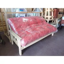 Futon 3 Cuerpos Con Colchon Economico