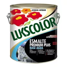 Tinta Esmalte Lukscolor Base De Agua 3,600ml Premium Cores