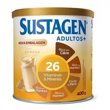 Sustagen Adulto+ Banana 400g (kit Com 2)