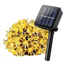 Serie 20 Flores Solares Decorativas Jardin Contra Agua 8 Hrs