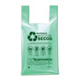 Sacolas Plásticas Biodegradáveis Verde 38x50cm 500 Unidades Extrusa