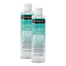 Kit 2 Água Micelar Neutrogena Purified Skin 7 Em 1 400ml