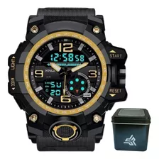 Relógio Masculino Esportivo Militar Tático Shock Digital Led