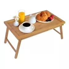 Bandeja Desayunadora Bambú Patas Mesa Cama Desayuno Notebook