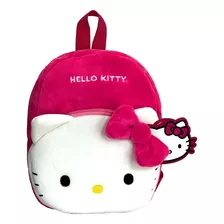 Mochila Infantil De Pelucia Hello Kitty 2 Divisões - Candide