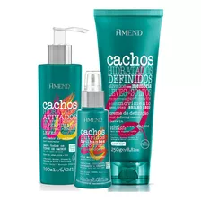  Kit Cachos Nutridos E Hidratados Amend Cosméticos