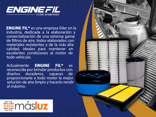 1- Filtro De Aire Fluence 2.0l 4 Cil 2011/2015 Engine Fil Foto 3