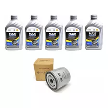 Kit 5l Óleo 5w40 508.88 Shell Maxx Performance Filtro Óleo 