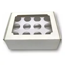 Caja Para 12 Postres Shot. Caja Para 12 Vasos Shot. Pack 5 U