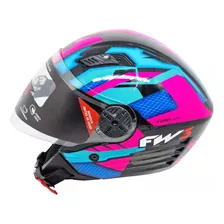 Capacete Aberto Fw3 Gtx Up Fox Diversos Modelos 