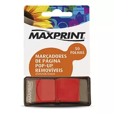 Marcador De Página Adesivo Laranja Maxprint Maxprint