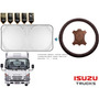 Cubrevolante Piel Gris Trailer Truck  Isuzu Elf 500 2018