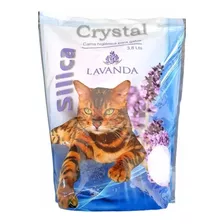 Piedras Sanitarias Gatos Silica Gel Crystal Lavanda 3.8 L