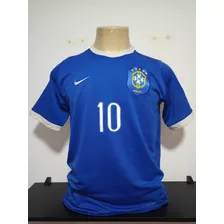 Camisa Oficial Brasil 2006 Nike Ronaldinho.