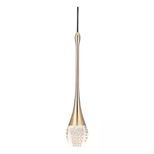 Pendente Bolena Ouro Satinado 14cm 4w 2700k Starlux