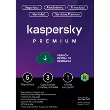 Kaspersky Total Security 5 Pc 1 Año Licencia Original