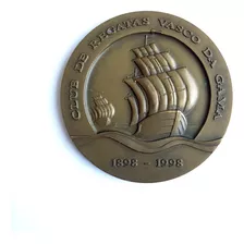 Medalha Futebol Vasco Da Gama 100 Anos Centenário 1998 Rara