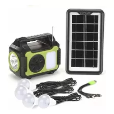 Lampara Solar Radio Planta Solar Carga Celulares