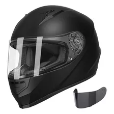 Glx Gx11 Casco Integral Negro Mate De Cara Completa