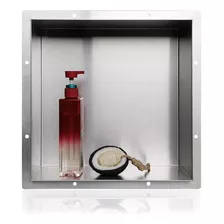 Neodrain Shower Niche, Stainless Steel Shower Wall Niche, In