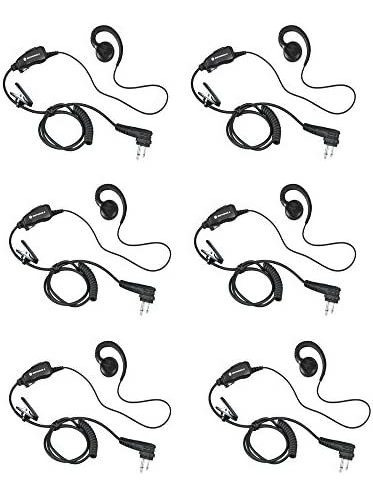 6 Radios Motorola Cls1110 Headsets + Cargador -negro Foto 3