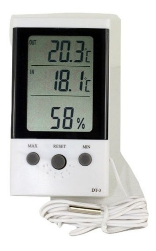Termometro Digital C/ Humedad Sensor Sonda
