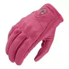 Guantes Icon Persuit Liso Rosado Motociclismo Protección