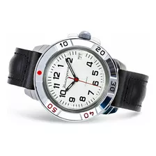 Reloj Komandirskie Mecánico Dial Blanco Atildado