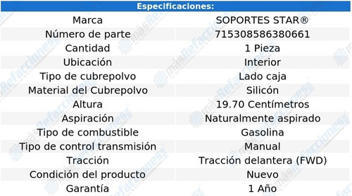 Cubre Polvo Lado Caja Int 206 L4 1.4l Std 00-04 Foto 2