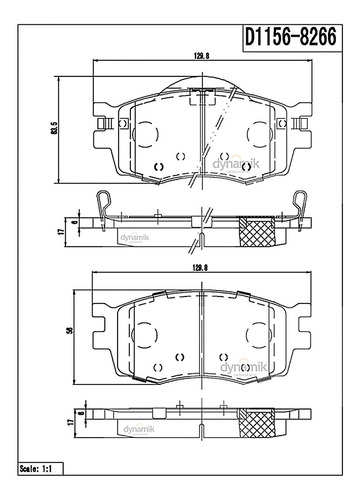 Kit Balatas Bajos Metales Del + Tras Rio L4 1.6l 06/07 Foto 2