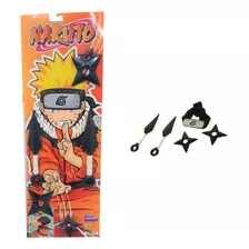 Set Naruto Shippuden Anime 2 Kunai 2 Estrellas Y Vincha Tts