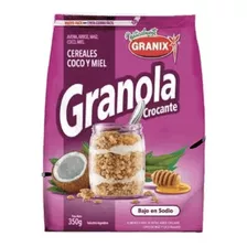 Granola Crocante Cereales Coco Miel Bajo En Sodio Granix