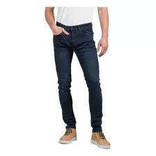 Jean Azul Skinny Chupin Elastizado Moda Hombre Mistral 50123